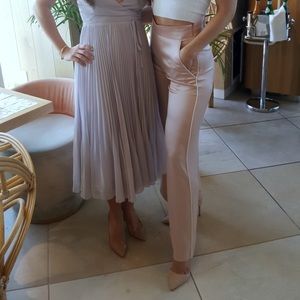 Pink silk Wilfred pants - size 2